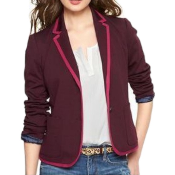 GAP Jackets & Blazers - GAP the Academy Blazer Vamp Red size 4 Tall